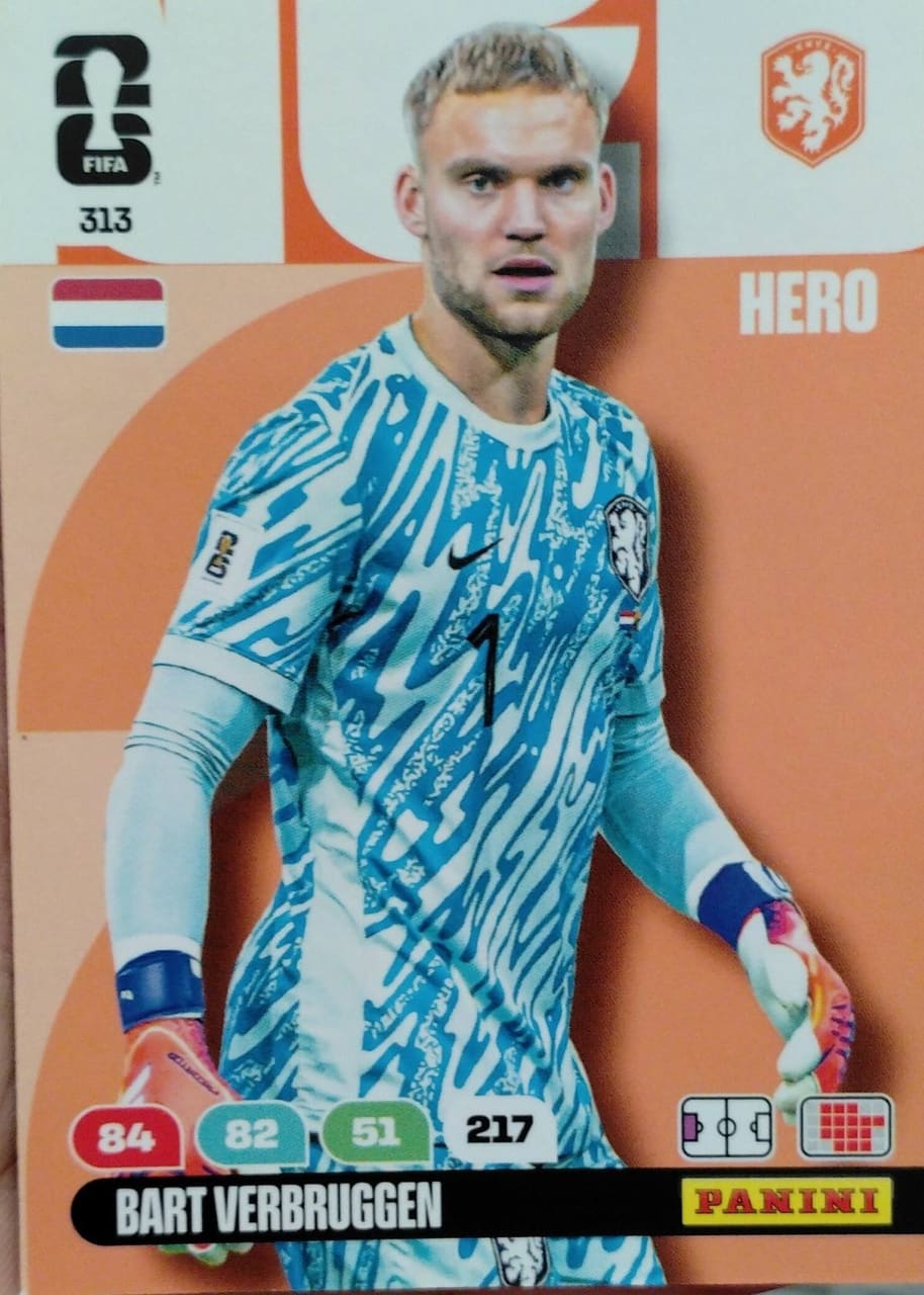 2026 Panini Adrenalyn XL FIFA World Cup 2026 Bart Verbruggen
