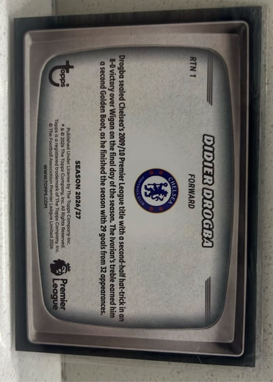 2022-23 Topps Chrome Didier Drogba, foto 2