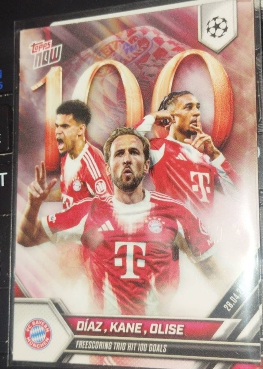 2024-25 Topps Now Diaz, Kane, Olise