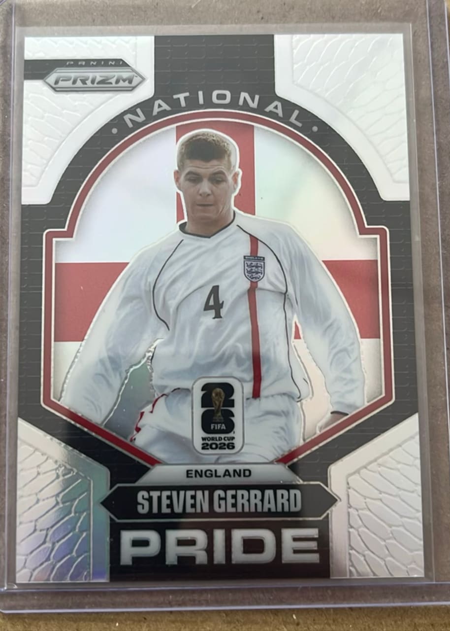 2026 Panini Prizm FIFA World Cup Soccer Steven Gerrard