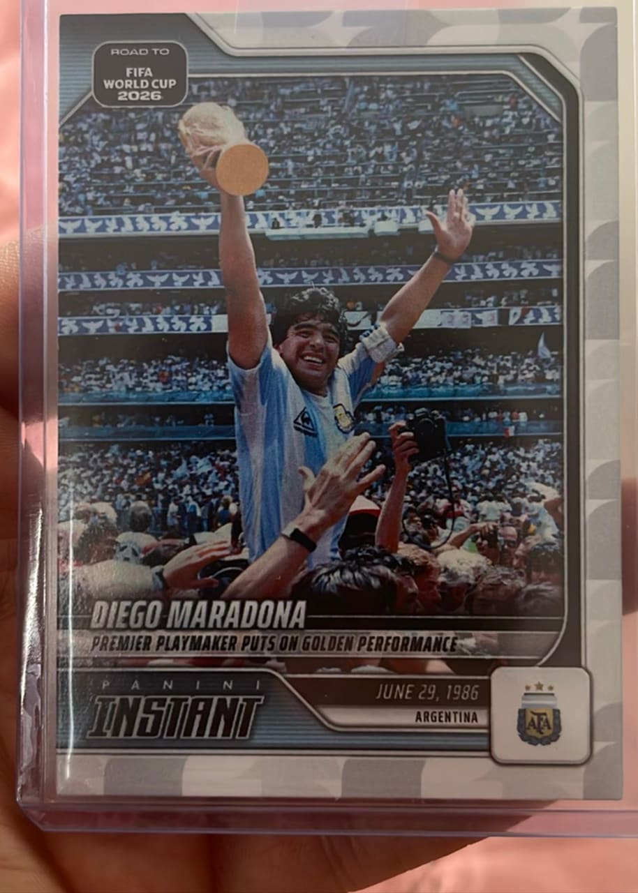 2026 Panini Instant Road to FIFA World Cup 2026 Soccer Diego Maradona · Numerada 1/4562