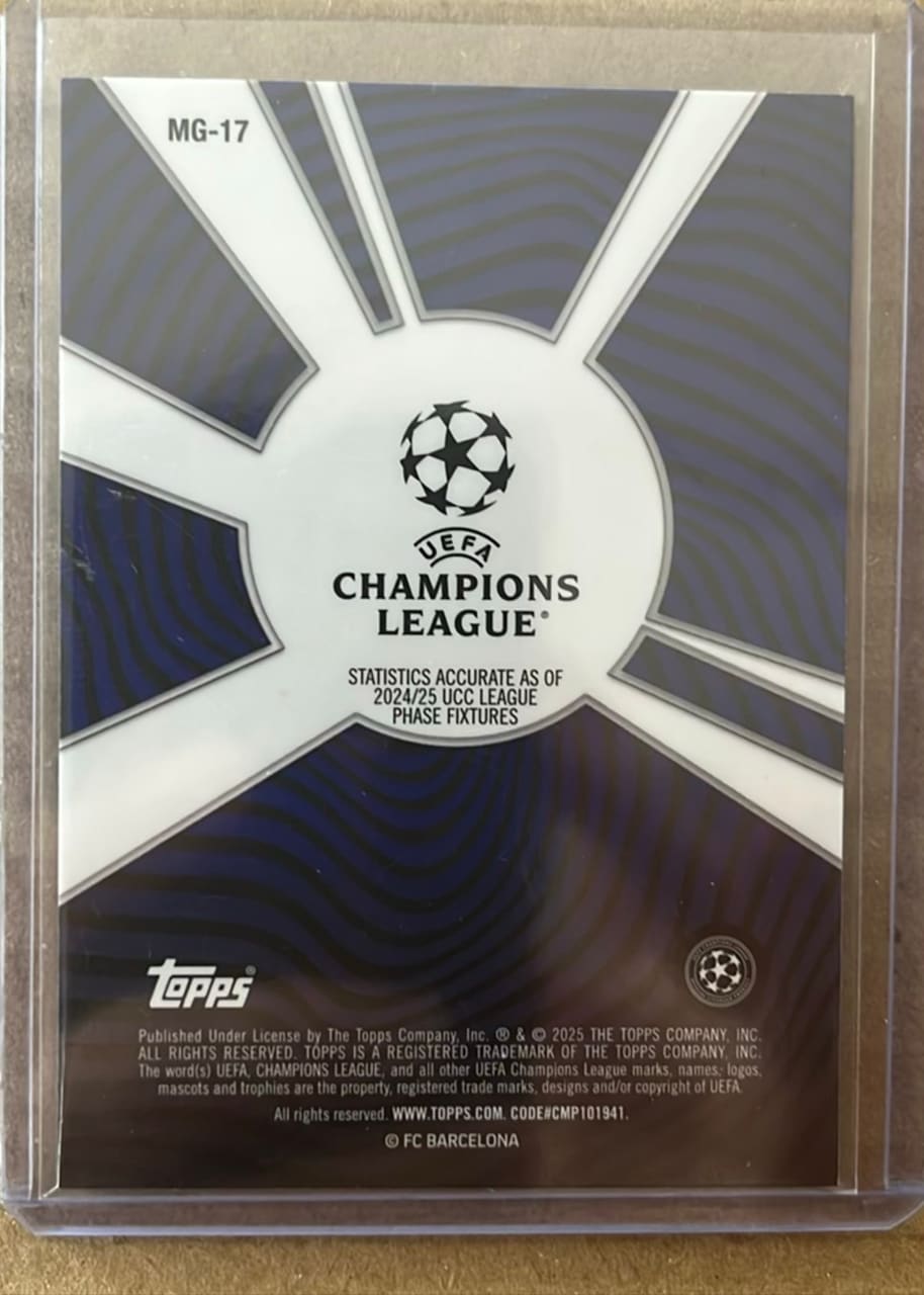 2024-25 Topps Merlin UEFA Champions League Marc Bernal, foto 2