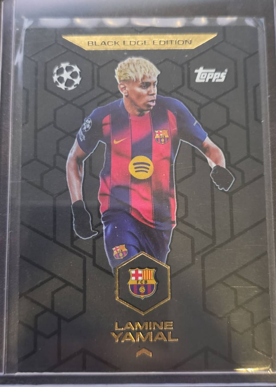 2024-25 Topps Black Edge Edition Champions League Lamine Yamal