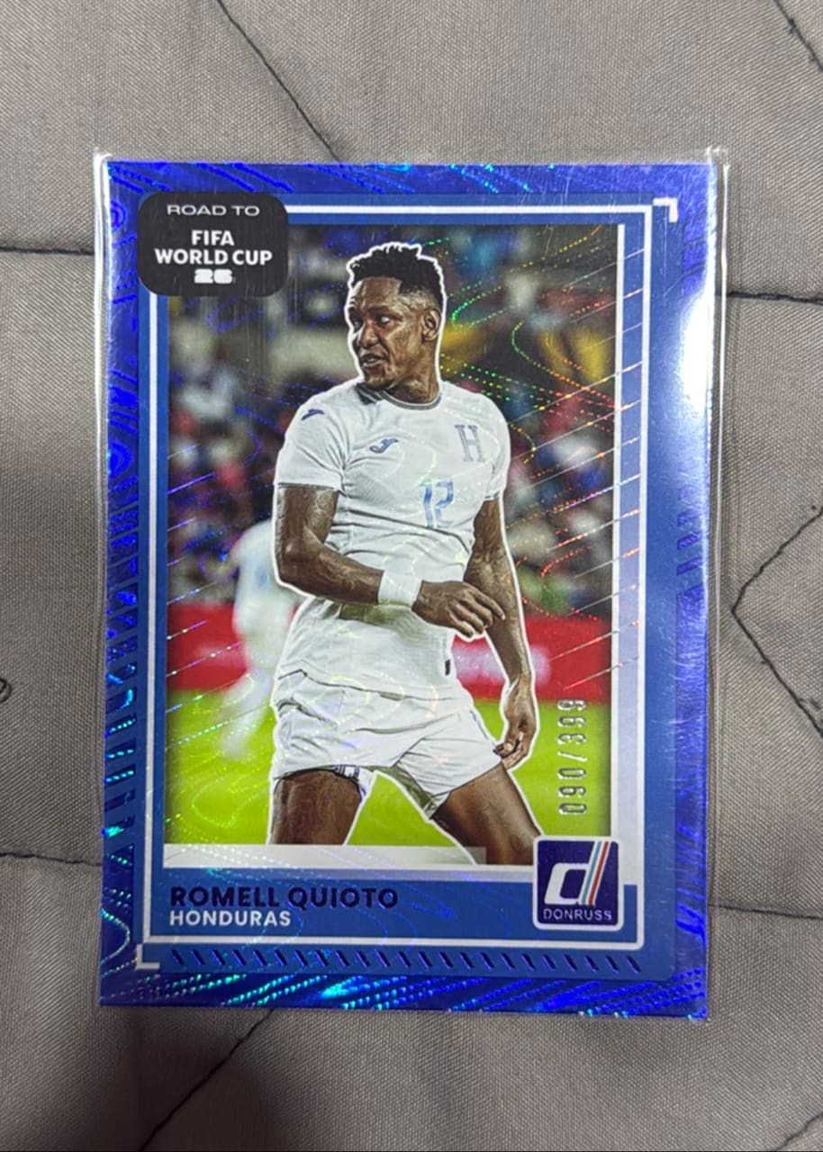 2025-26 Panini Donruss Road to FIFA World Cup 26 Soccer Romell Quioto