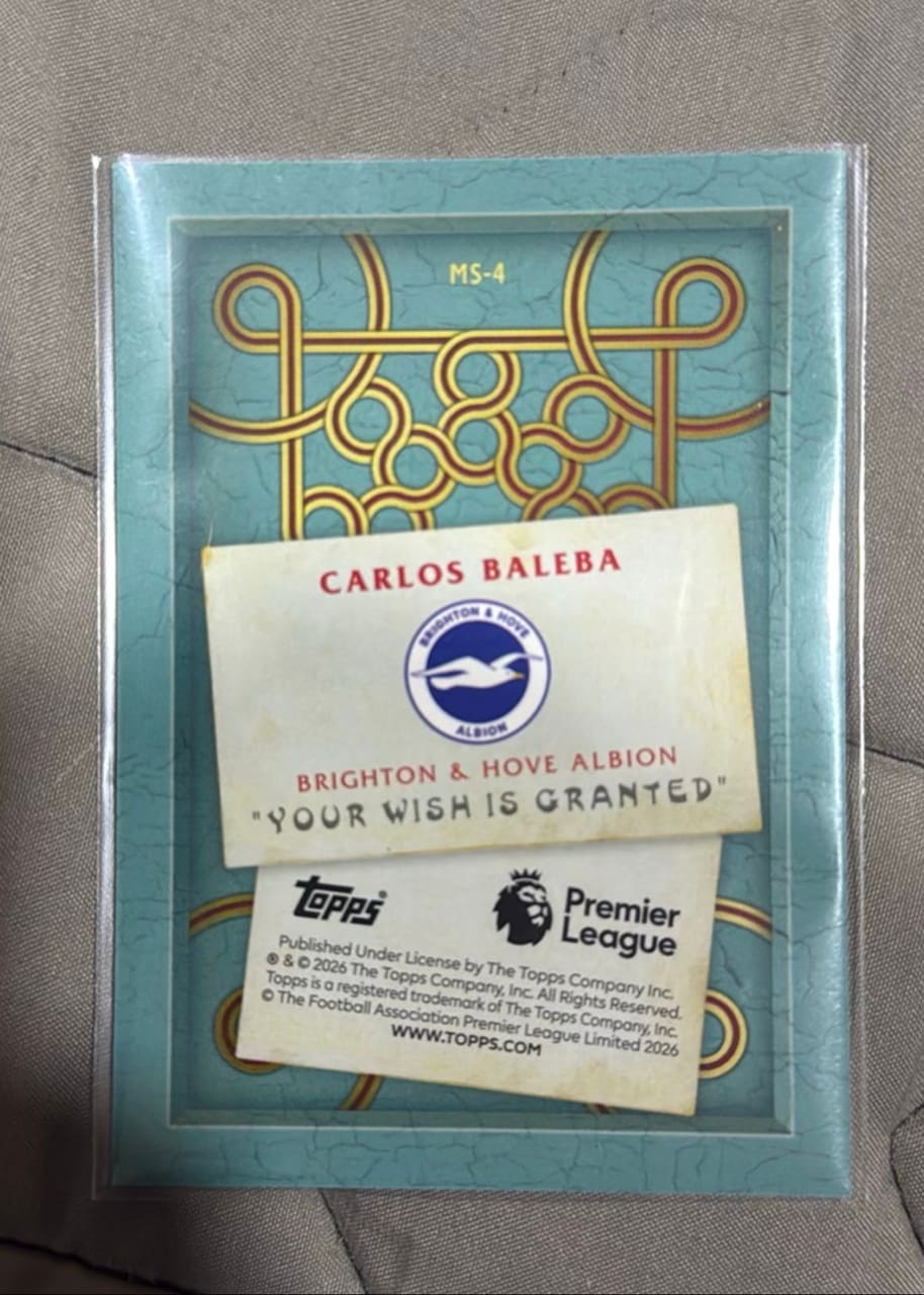 2026 Topps Merlin Speaks Carlos Baleba, foto 2