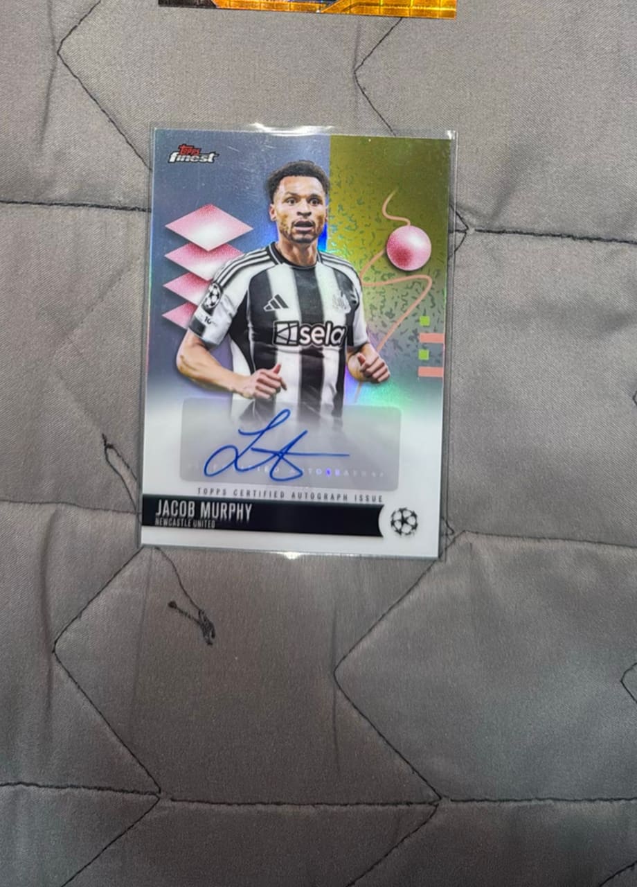 2025-26 Topps Finest UEFA Club Competitions Jacob Murphy