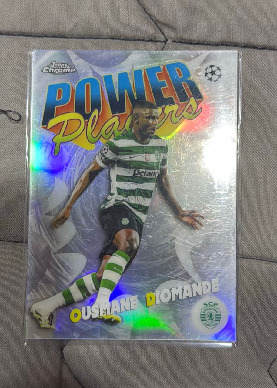 2025 Topps Chrome Power Players Ousmane Dioumande