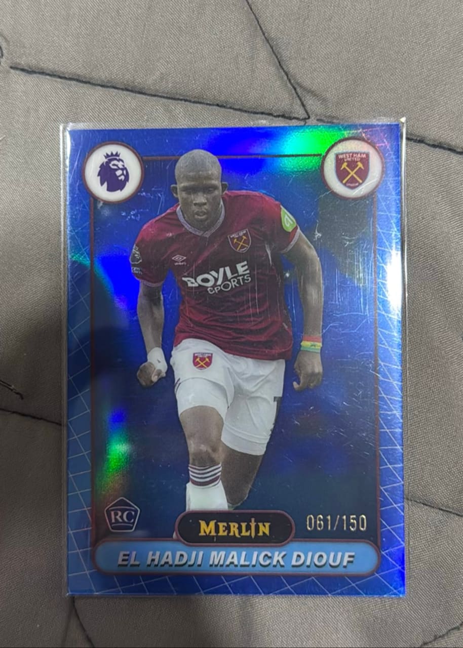 2026 Topps Merlin Premier League El Hadji Malick Diouf · Numerada 061/150