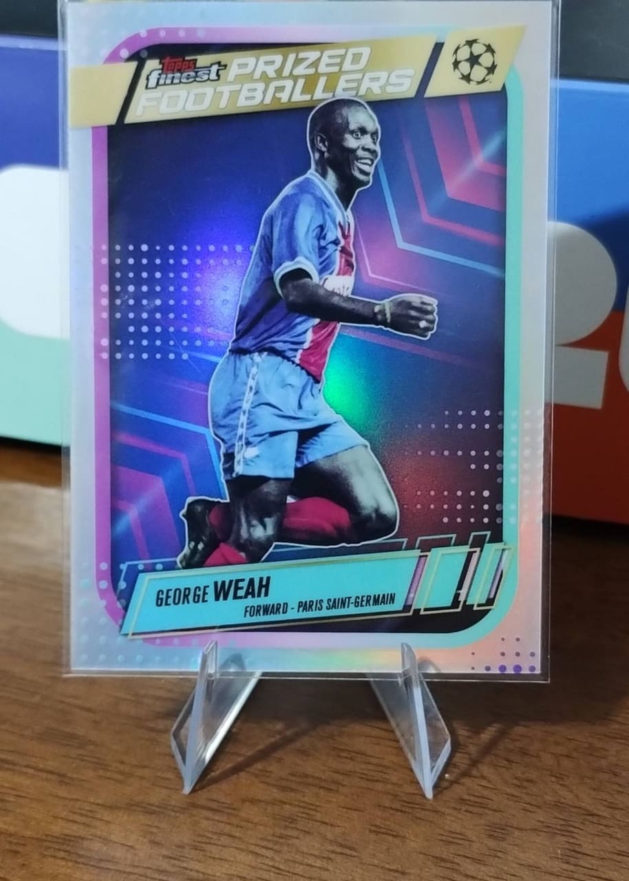 2026 Topps Finest Prizm Footballers George Weah