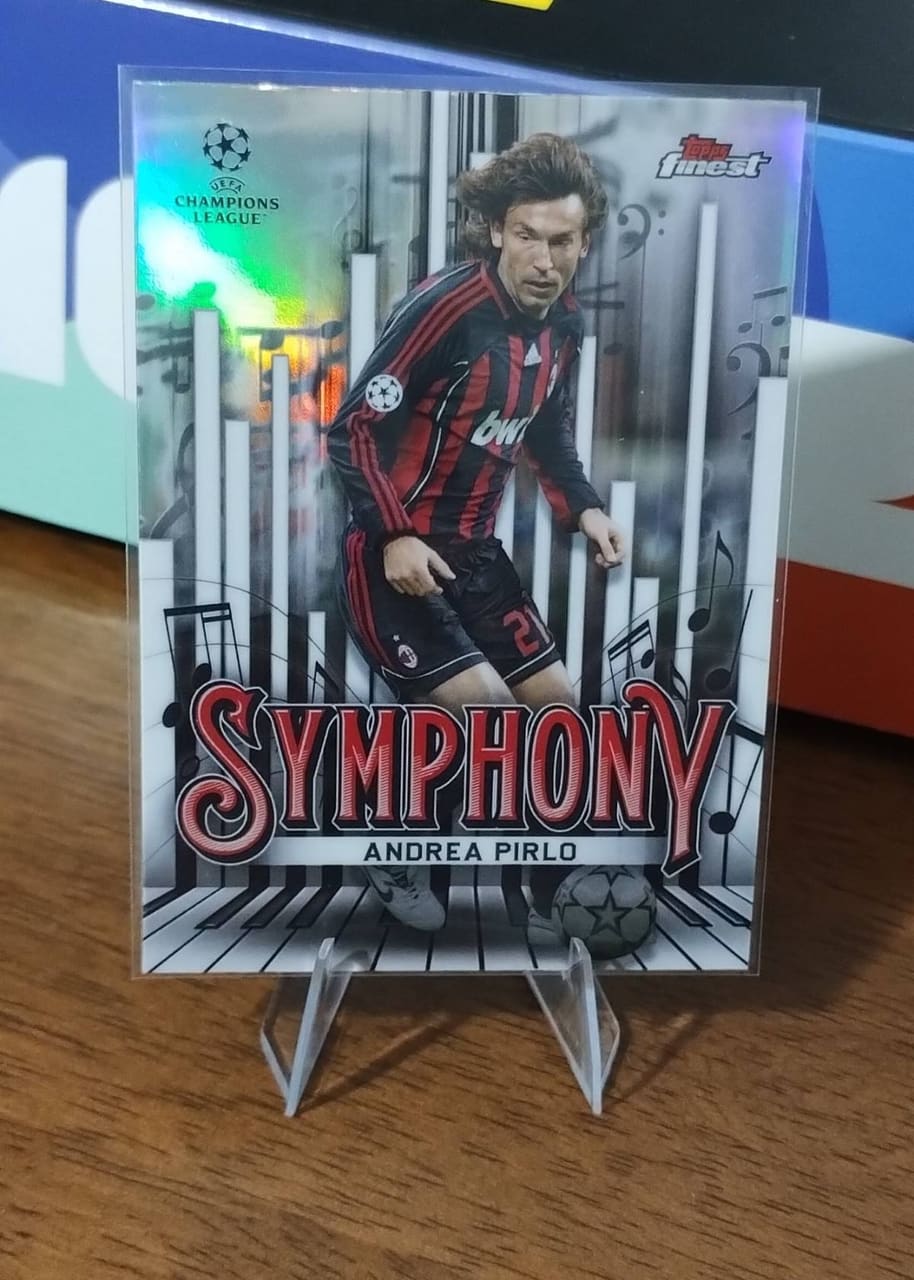 2025 Topps Finest UEFA Champions League Symphony Andrea Pirlo