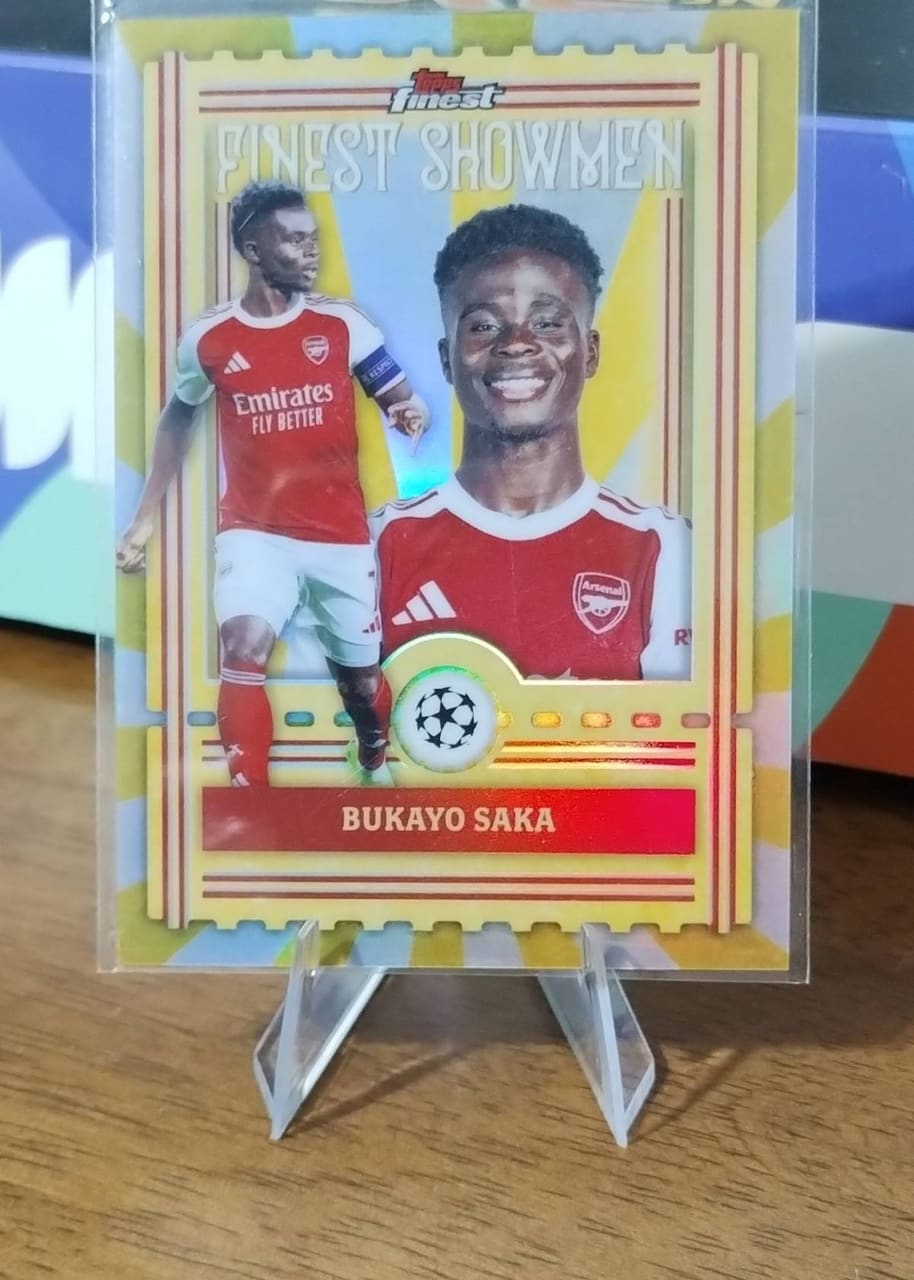 2026 Topps Finest Showmen Bukayo Saka