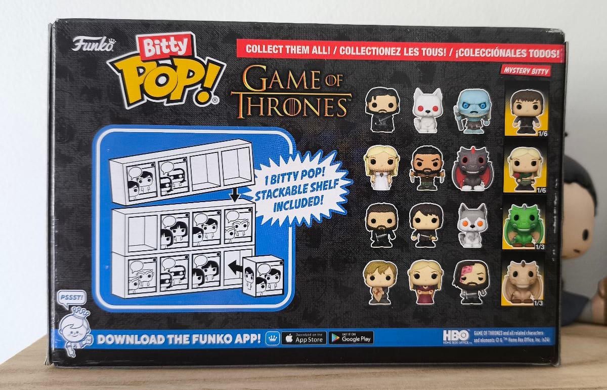 Funko Bitty Pop Game of Thrones (Jon Snow, Ghost, White Walker, Mystery Funko), foto 2