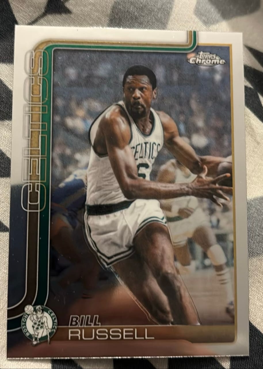 2025 Topps Chrome Bill Russell