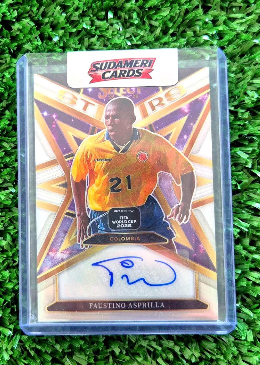 2025-26 Panini Select Road to FIFA World Cup 2026 Soccer Faustino Asprilla