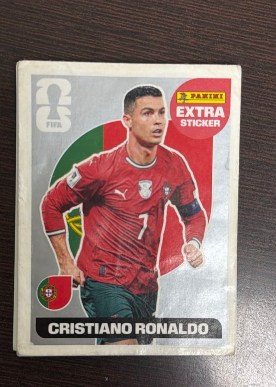 2022 Panini FIFA World Cup Sticker Cristiano Ronaldo