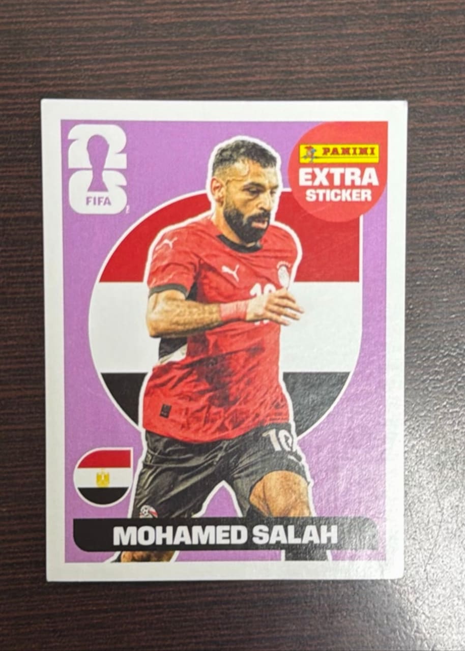 2022 Panini Extra Sticker FIFA World Cup Mohamed Salah