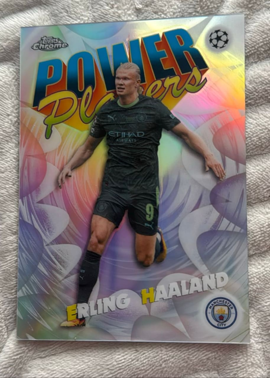 2025 Topps Chrome Power Players Erling Haaland