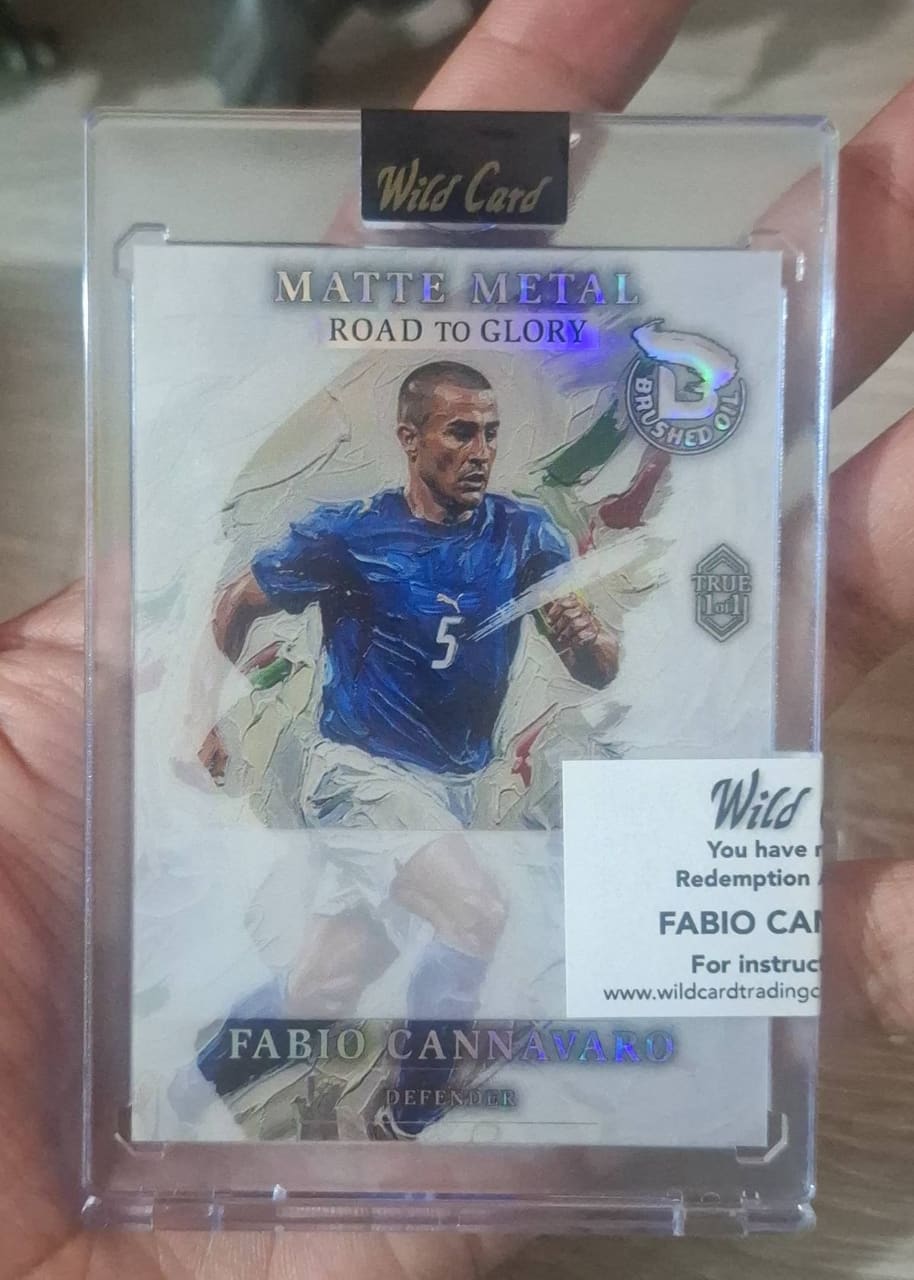 2020 Wild Card Matte Metal Road to Glory Fabio Cannavaro