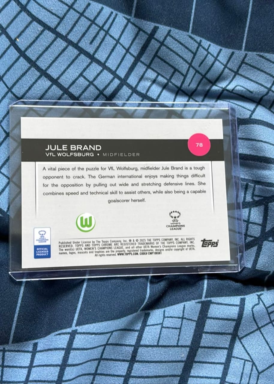 2023 Topps Chrome Brand Jule Brand, foto 2