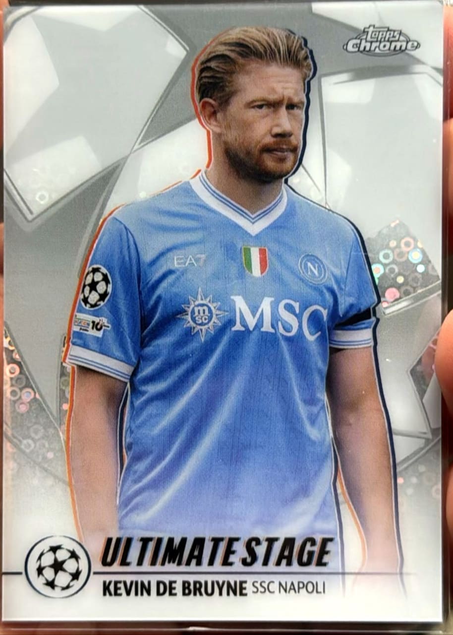 2025-26 Topps UEFA Club Competitions Ultimate Stage Chrome Kevin De Bruyne