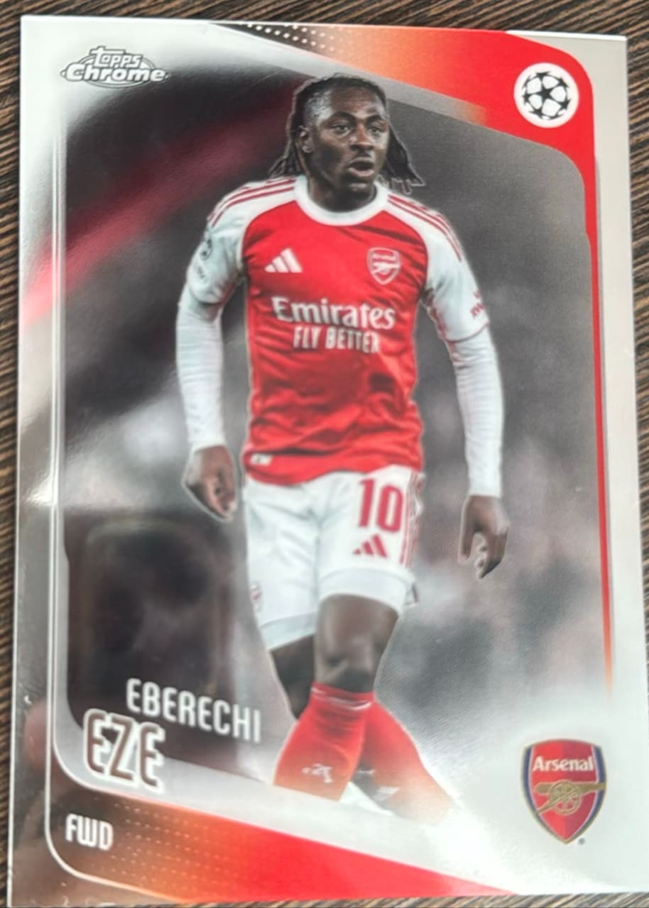2025 Topps Chrome UEFA Champions League Eberechi Eze