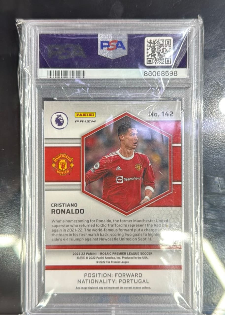 2021-22 Panini Mosaic Premier League Soccer Cristiano Ronaldo, foto 2
