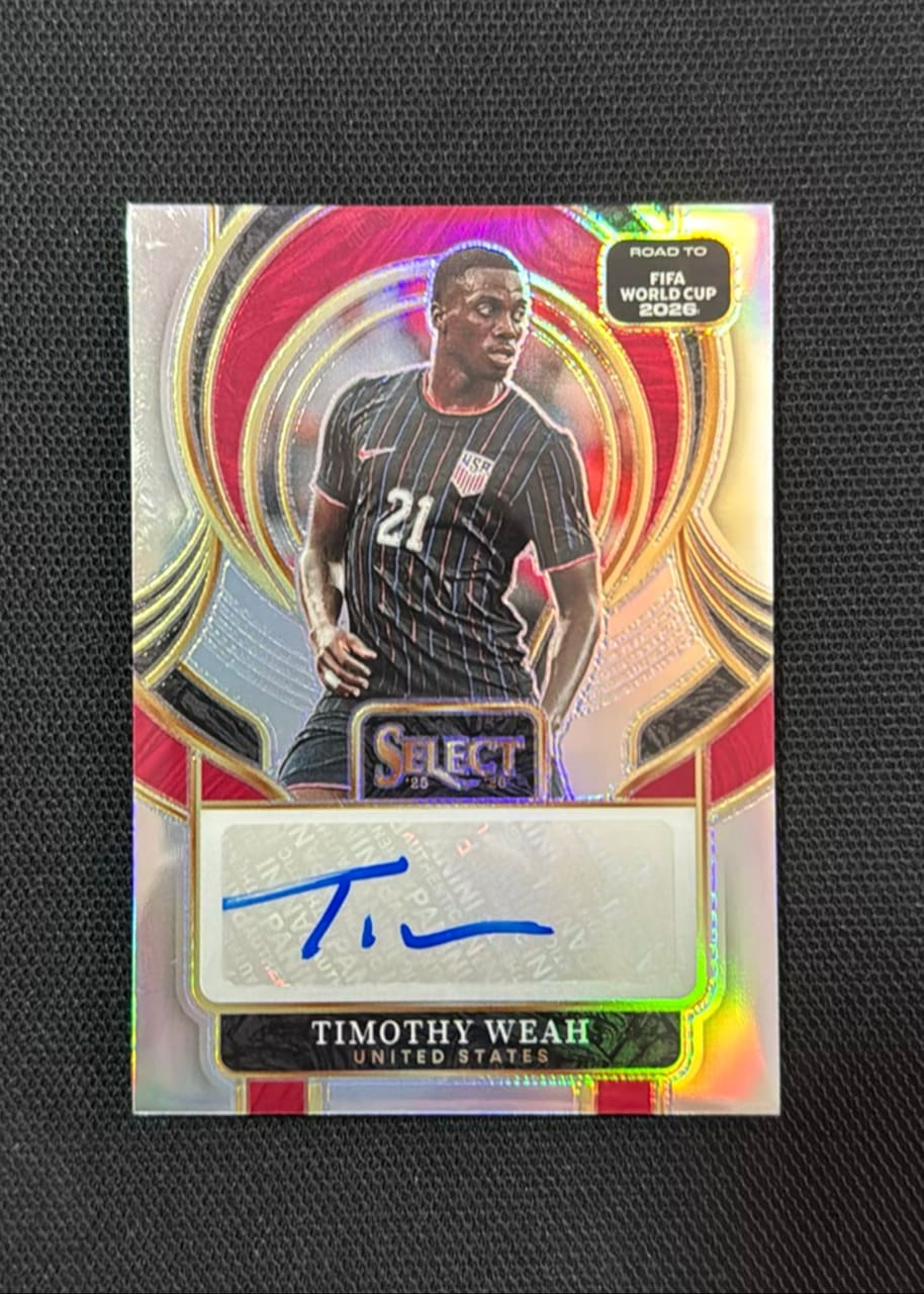 2025-26 Panini Select Road to FIFA World Cup 2026 Soccer Timothy Weah