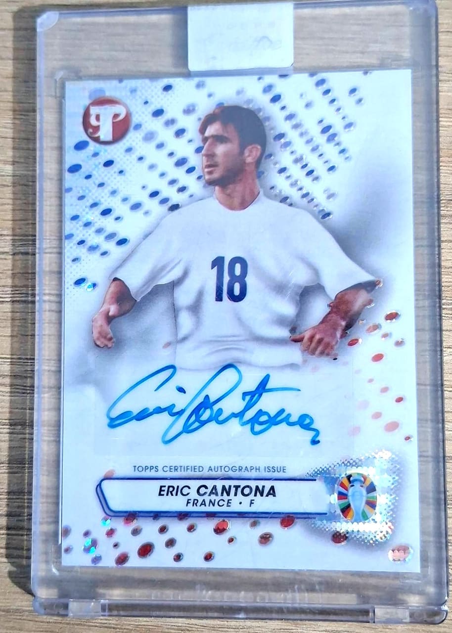 2023 Topps Pristine Road to UEFA Euro 2024 Eric Cantona · Numerada 05/99