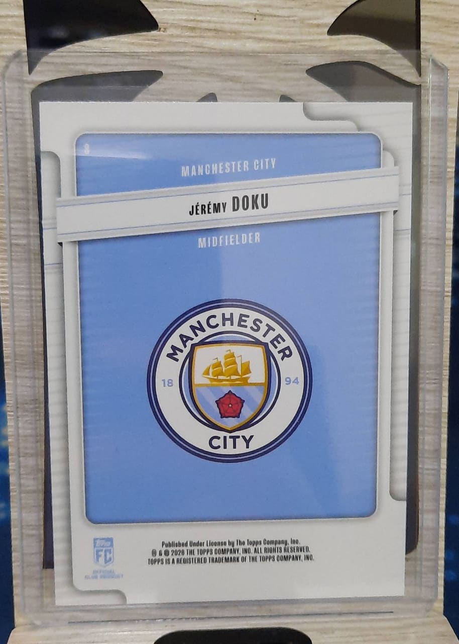2020 Topps UEFA Club Competitions Jérémy Doku · Numerada 289/399, foto 2