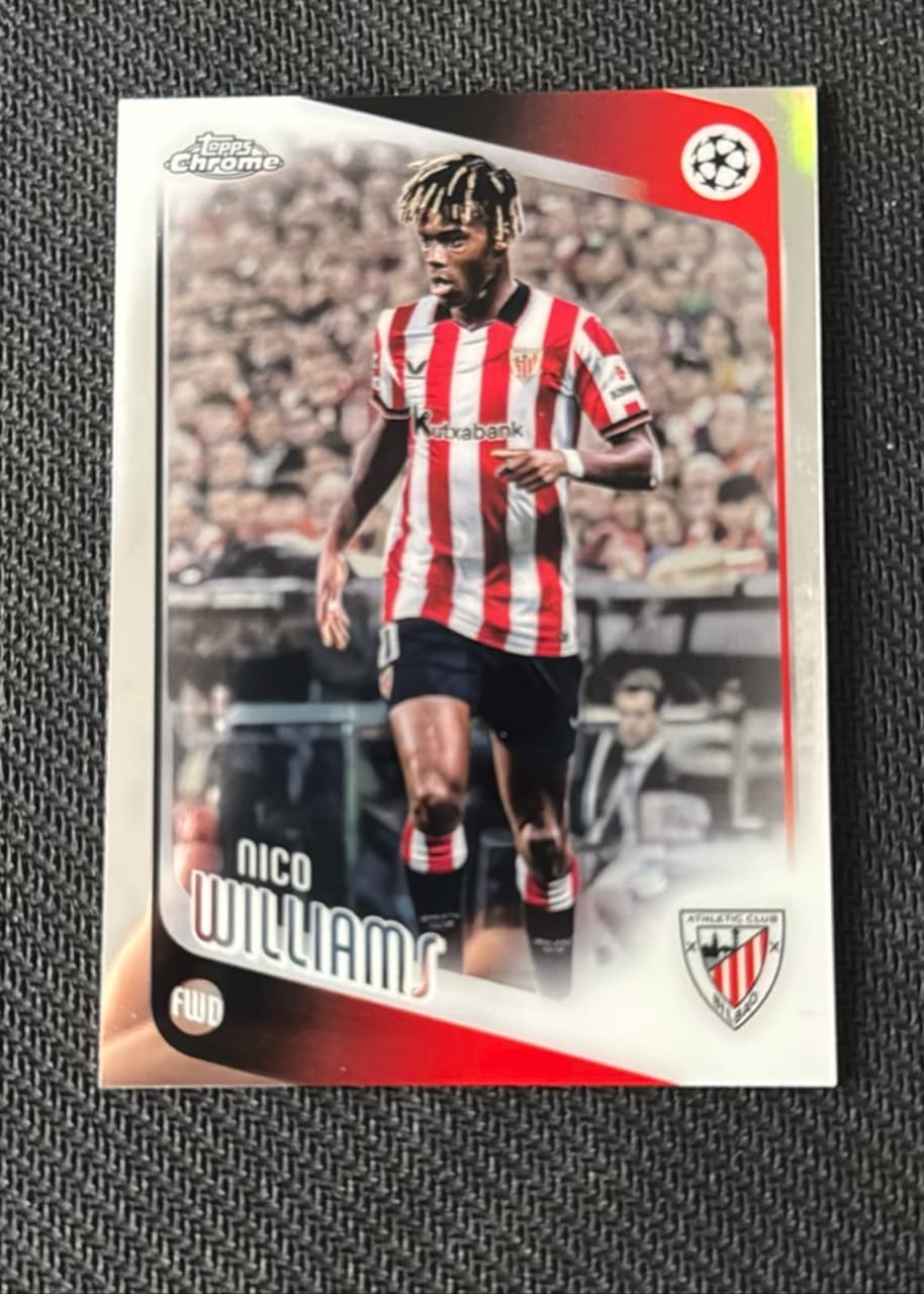 2024-25 Topps Chrome UEFA Champions League Nico Williams