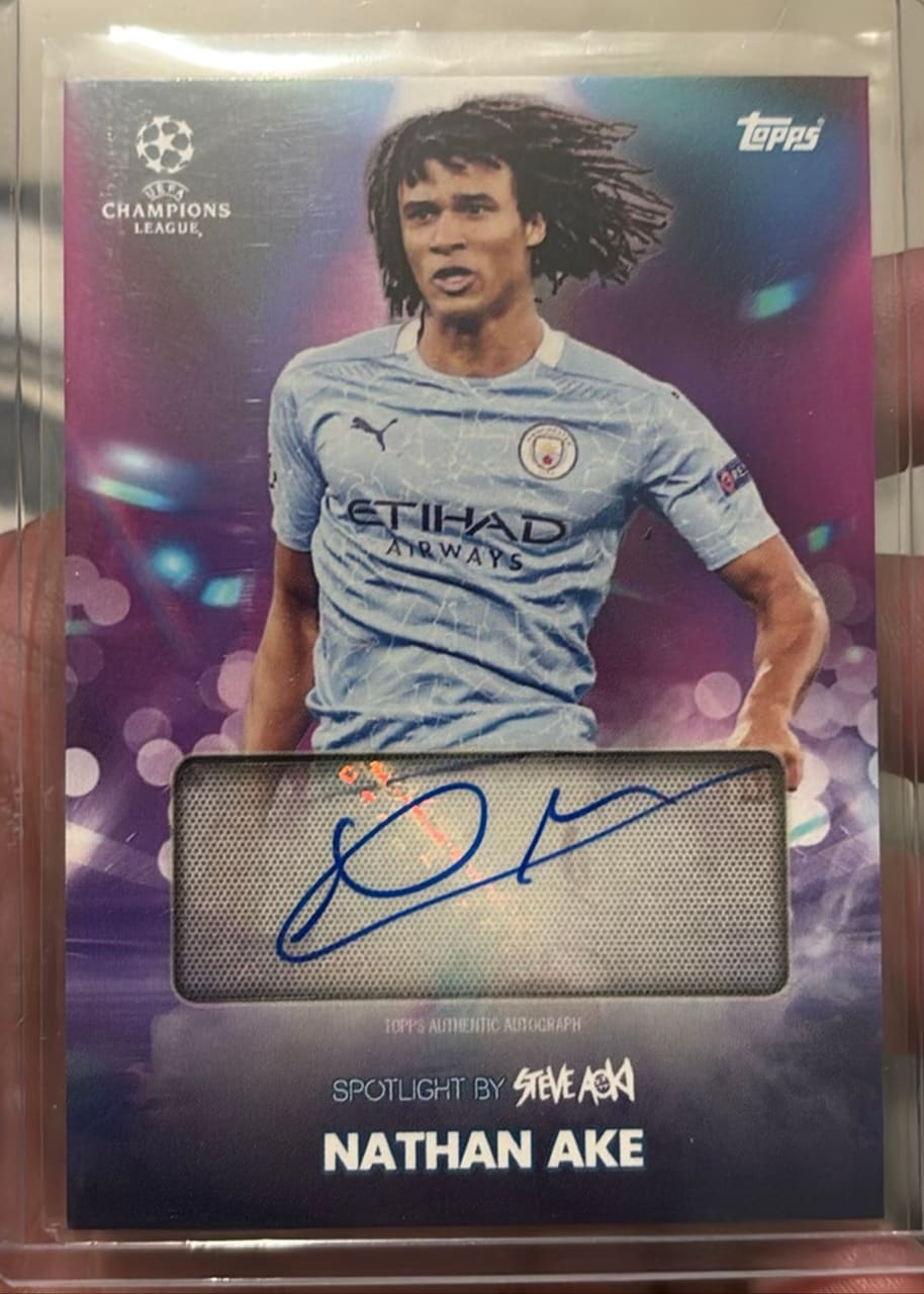 2021 Topps UEFA Champions League Spotlight Nathan Ake