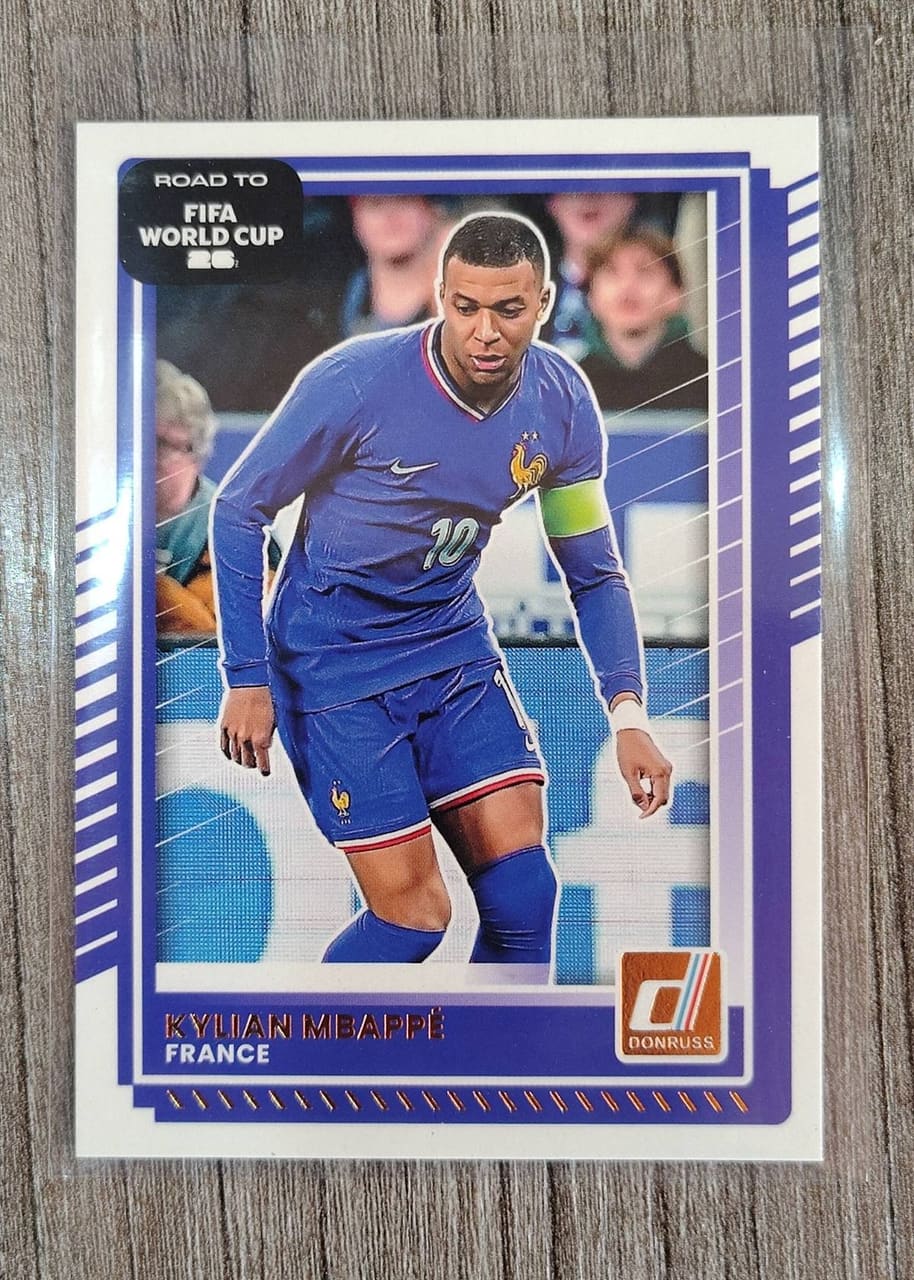 2025-26 Panini Donruss Road to FIFA World Cup Soccer Kylian Mbappé