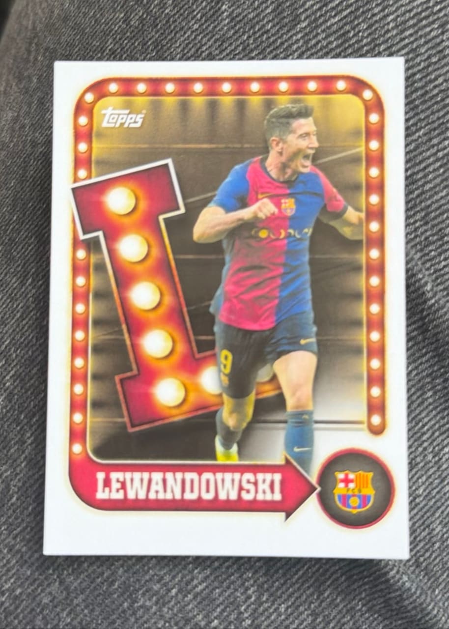 2024-25 Topps FC Barcelona Lewandowski