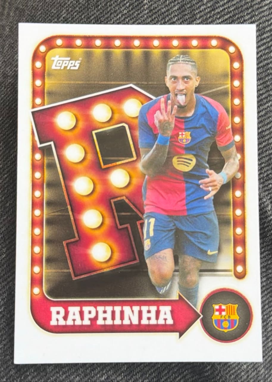 2024-25 Topps FC Barcelona Raphinha