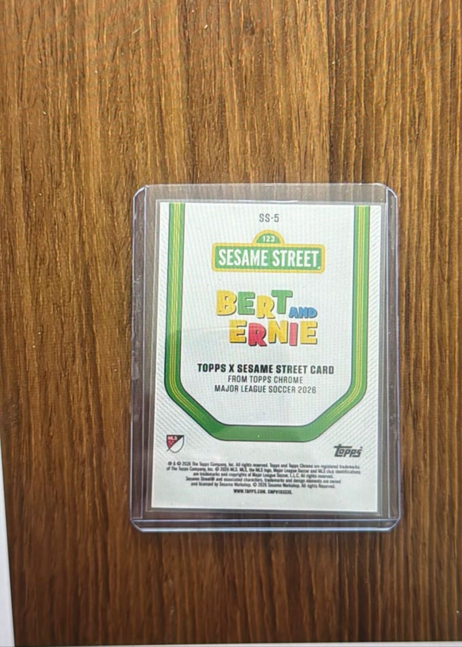 2026 Topps Chrome Major League Soccer Bert and Ernie 3/5, foto 2