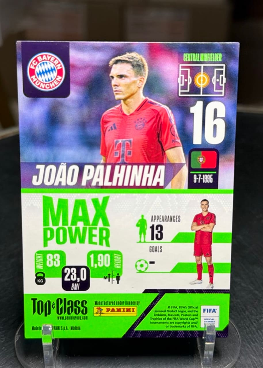 2024-25 Panini TC Jumper João Palhinha, foto 2