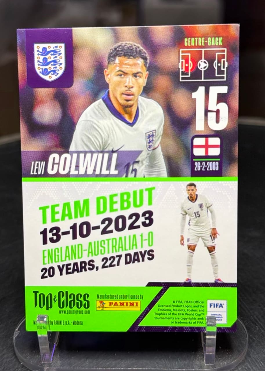 2023 Panini Top Class Football Levi Colwill, foto 2