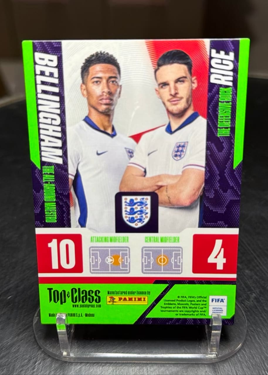 2024 Panini Top Class Jude Bellingham / Declan Rice, foto 2