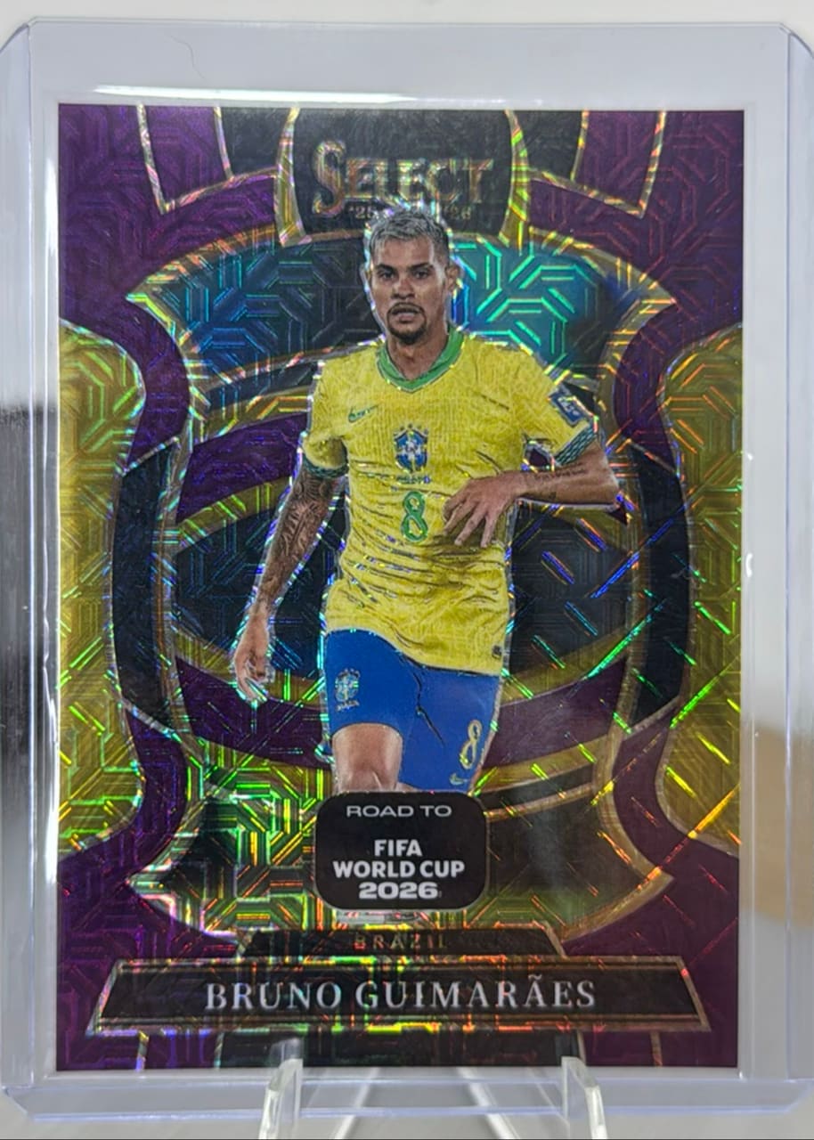 2025-26 Panini Select Road to FIFA World Cup 2026 Soccer Bruno Guimarães