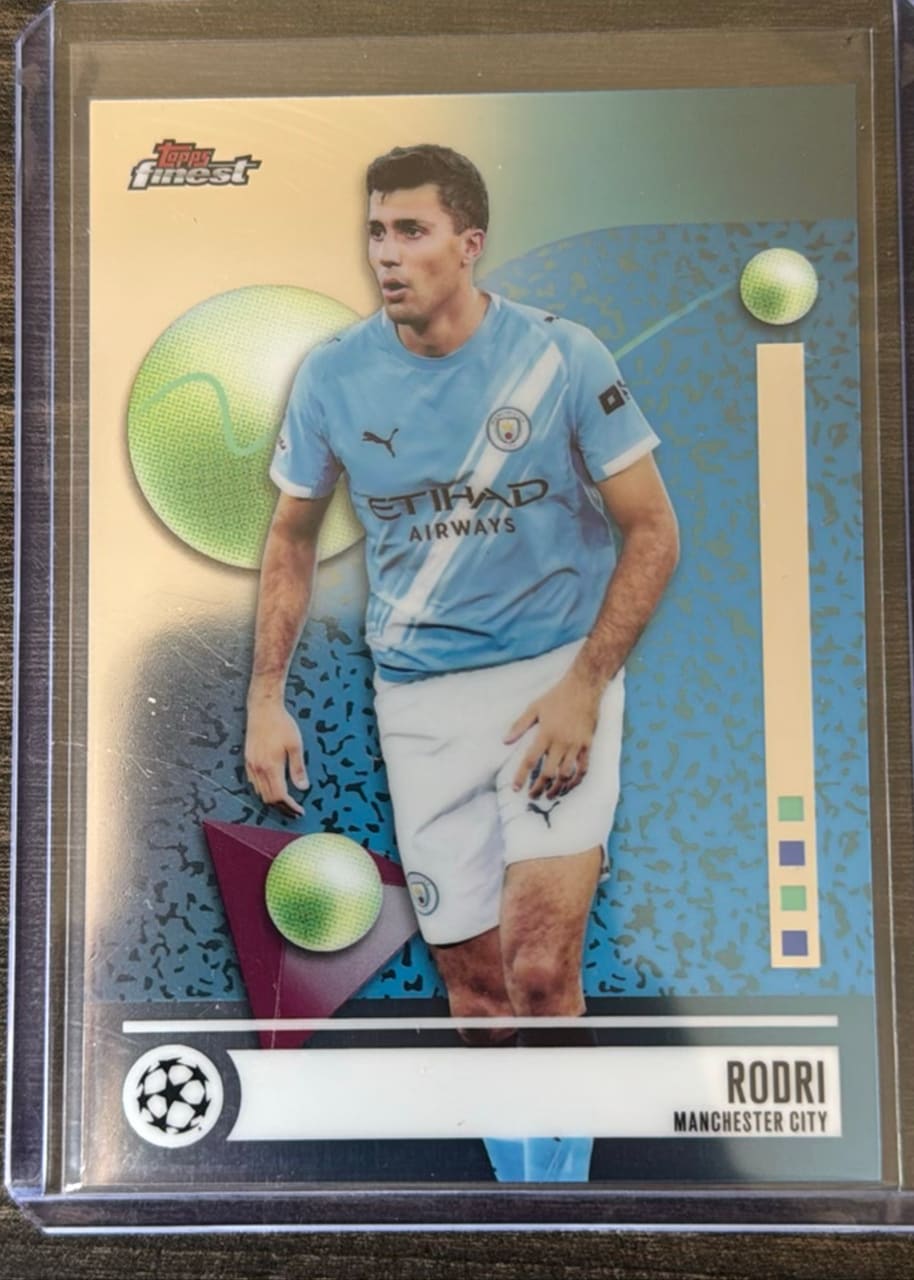 2026 Topps Finest UEFA Champions League Rodri
