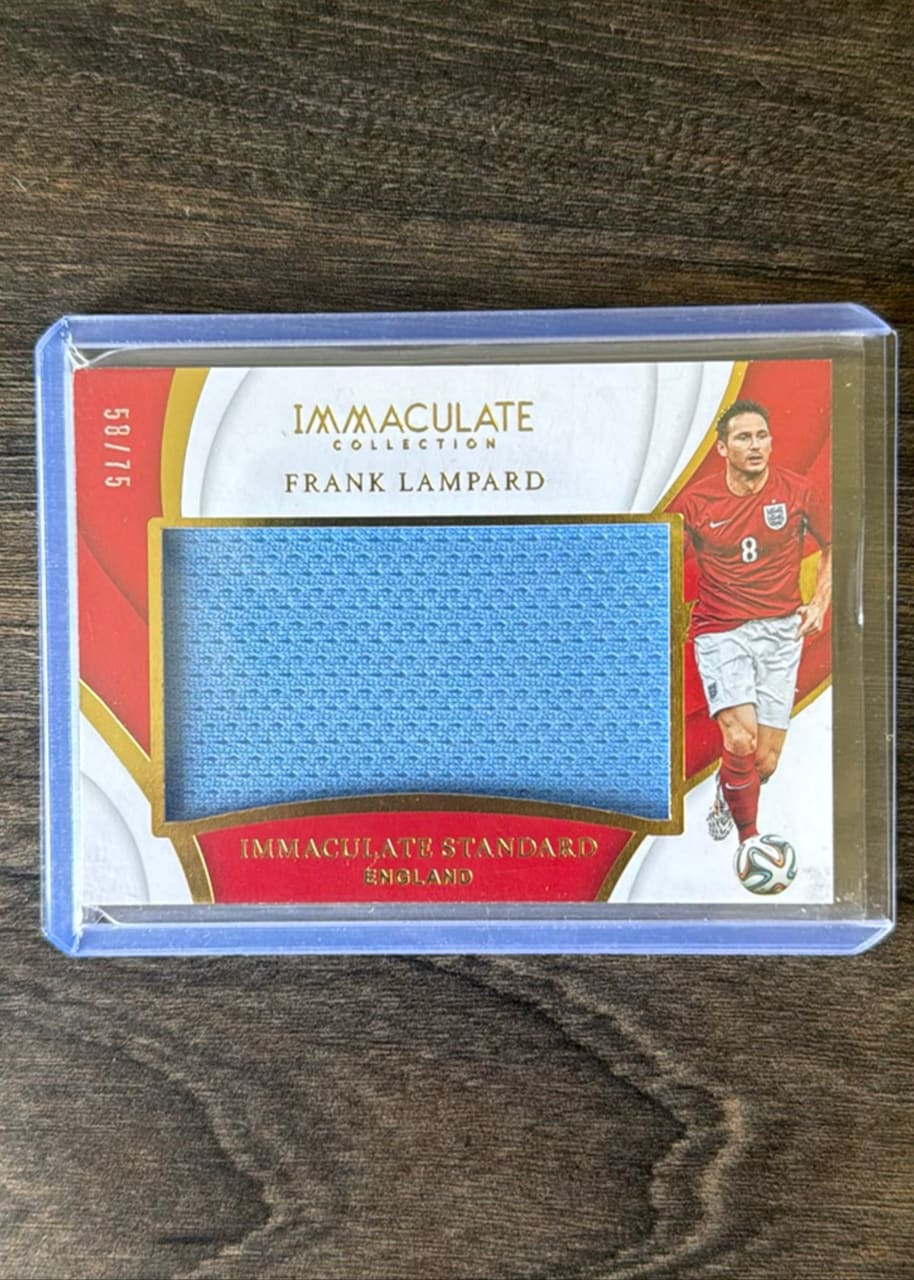 2018-19 Panini Immaculate Collection Soccer Frank Lampard · Numerada 91/99