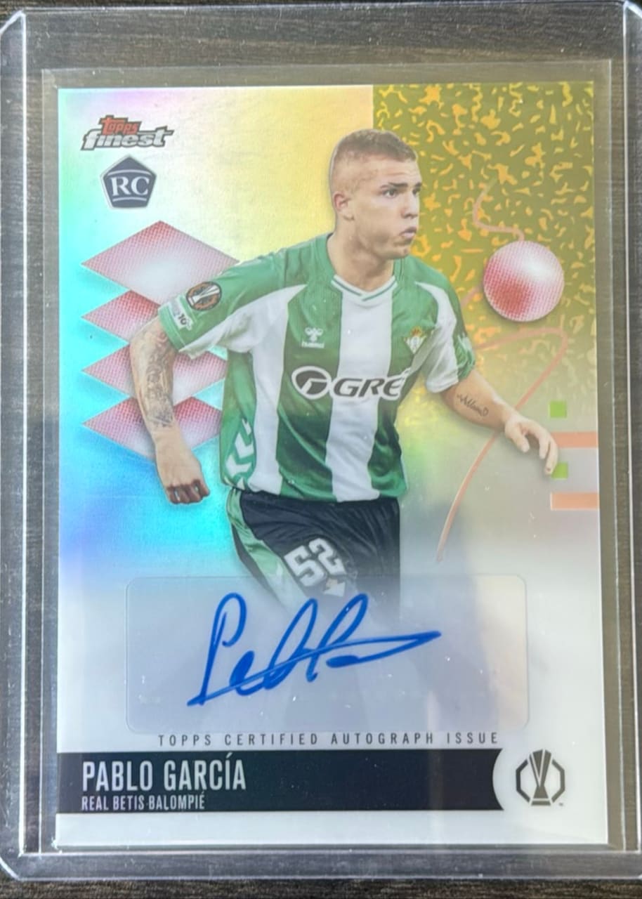 2025-26 Topps Finest UEFA Club Competitions Pablo García