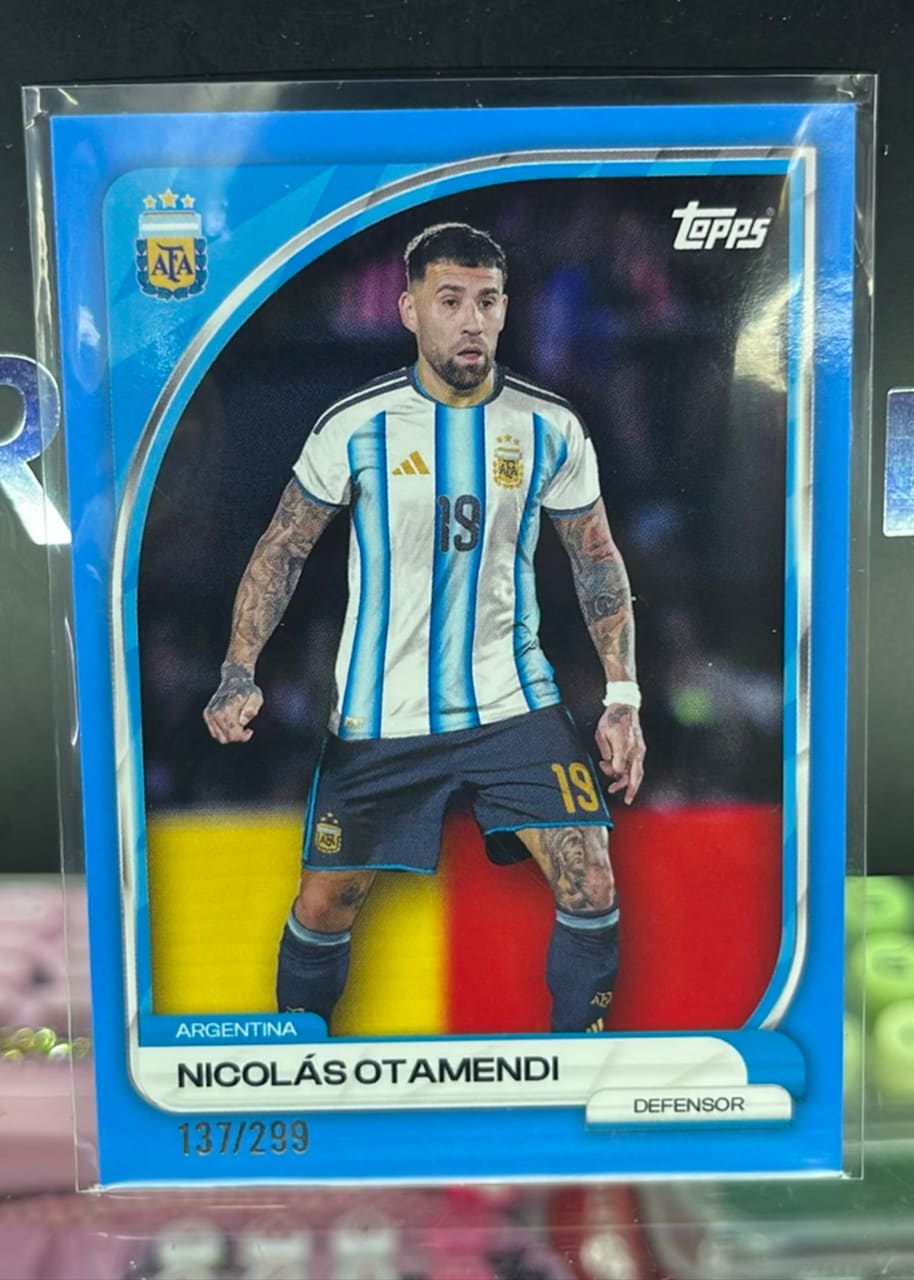 2026 Topps FIFA World Cup Nicolás Otamendi · Numerada 137/299