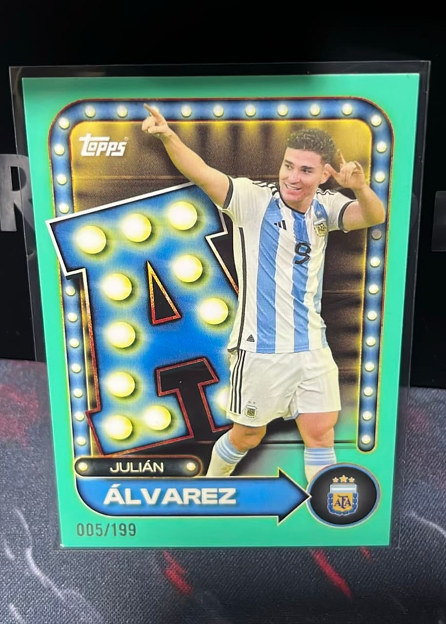 2026 Topps FC Julián Álvarez · Numerada 005/199