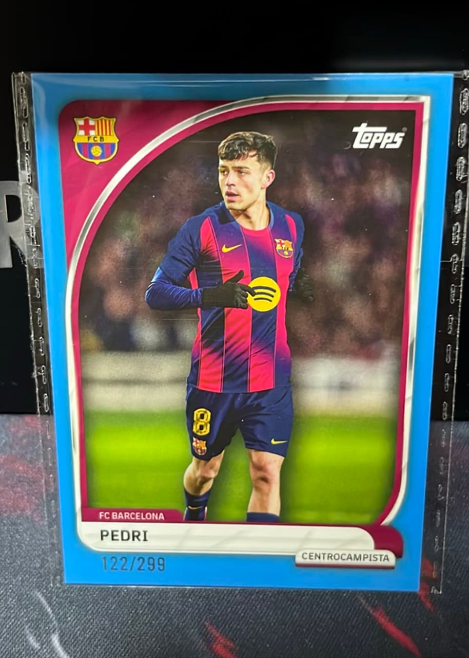 2025 Topps FC Official Product Pedri · Numerada 122/299