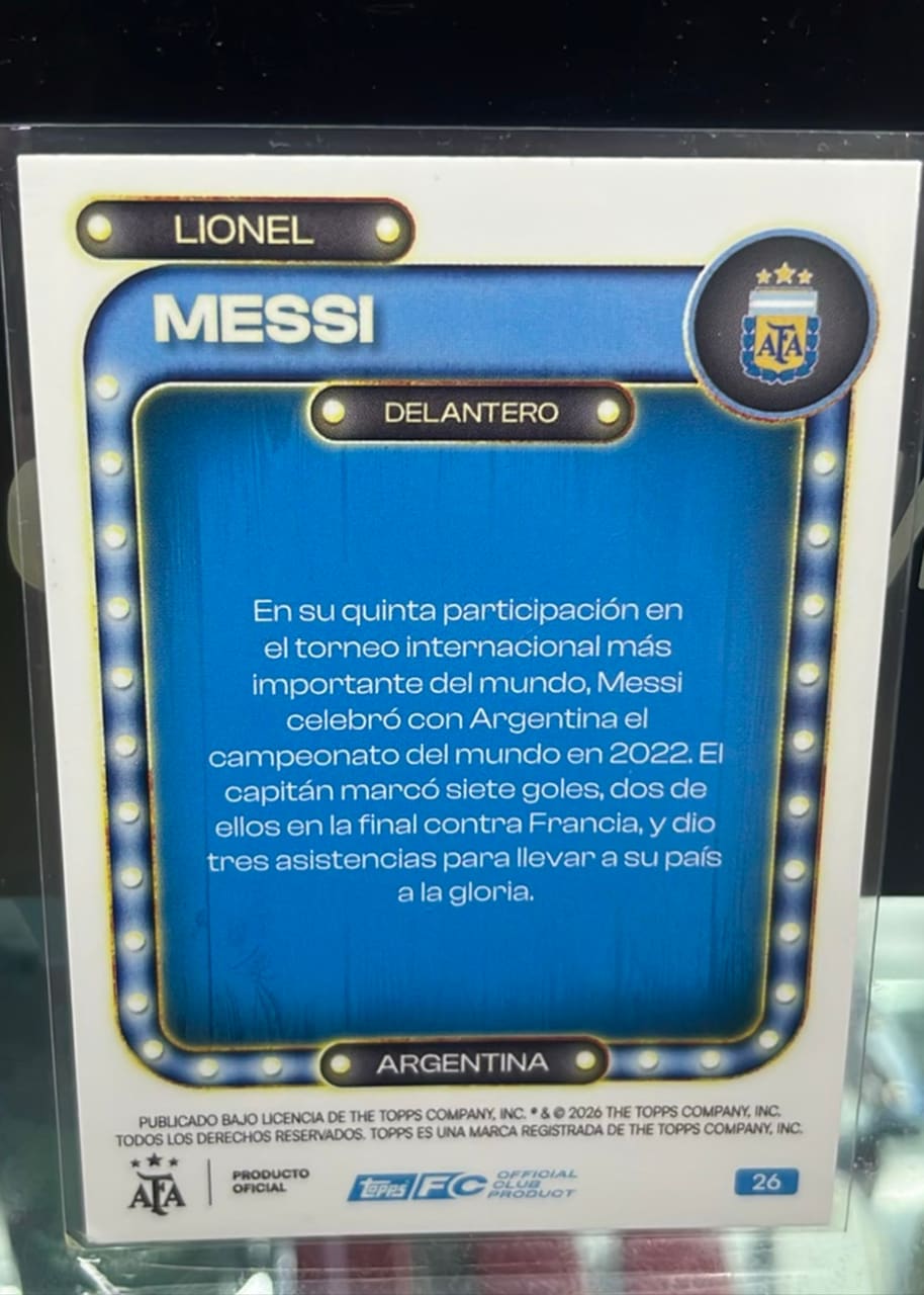 2026 Topps FC Lionel Messi, foto 2