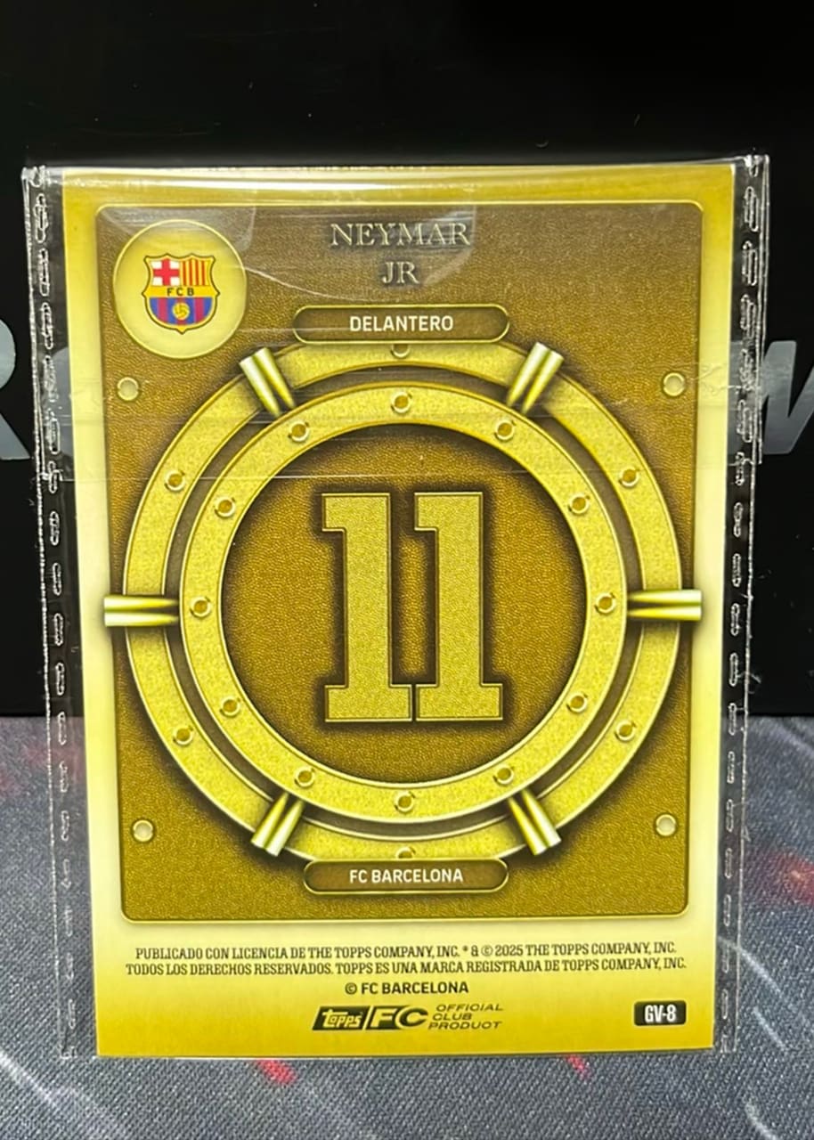2025 Topps FC Gold Vault Neymar Jr, foto 2