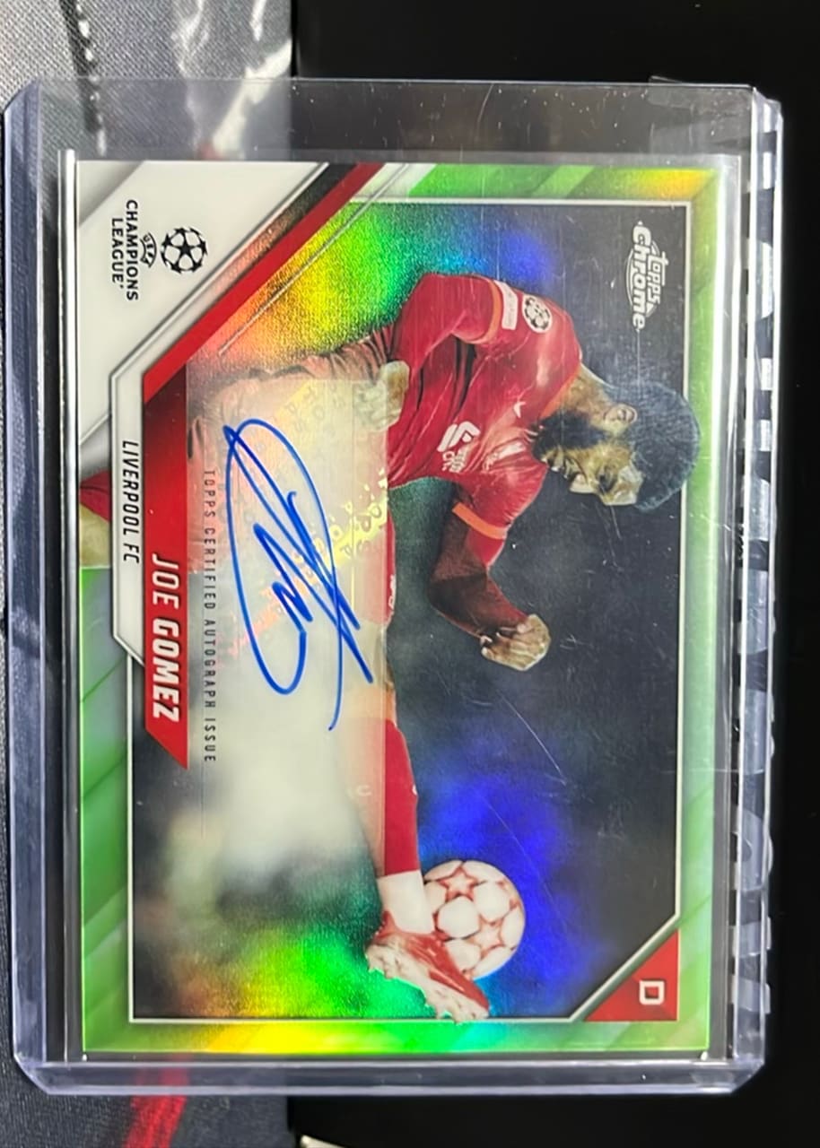 2021-22 Topps UEFA Champions League Joe Gomez · Numerada 95/99