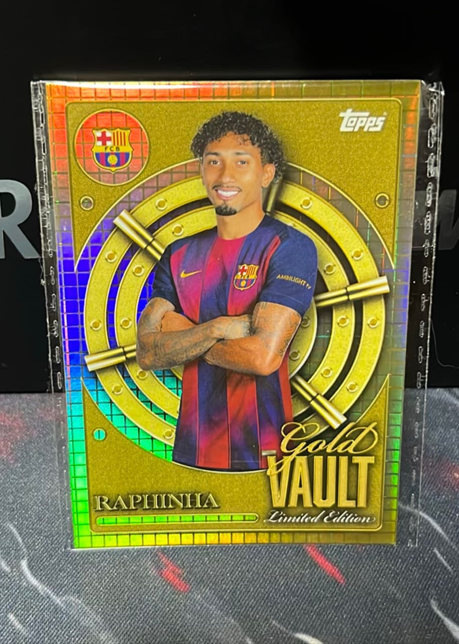 2025 Topps Gold Vault Limited Edition Raphinha