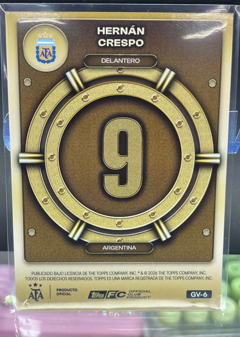 2026 Topps Gold Vault Hernán Crespo, foto 2